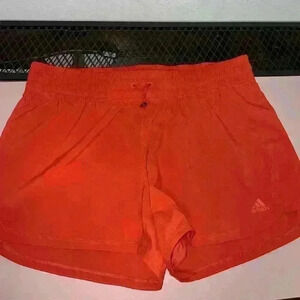 Adidas %100 Polyester Dark Orange XL Shorts